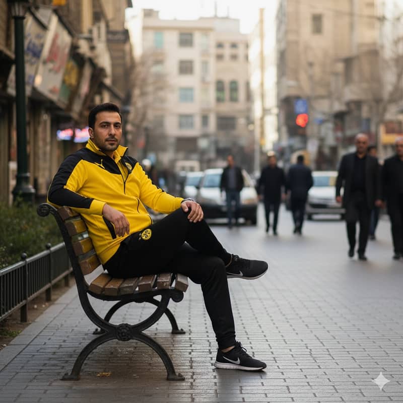 ست سوئیشرت شلوار دورتموند مردانه مدل BVB09